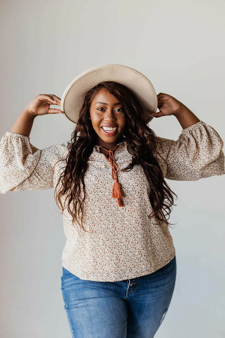 Vendor-unknown Plus Size EXCLUSIVE! Jacqueline Floral Top With Tassels 8 Vendor-unknown Plus Size EXCLUSIVE! Jacqueline Floral Top With Tassels