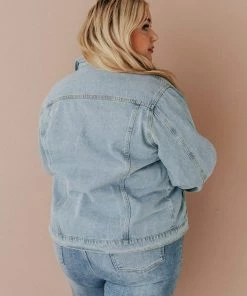 Vendor-unknown Plus Size EXCLUSIVE! Shirley Denim Jacket With Leopard Lined Pockets Tops 19 Vendor-unknown Plus Size EXCLUSIVE! Shirley Denim Jacket With Leopard Lined Pockets Tops