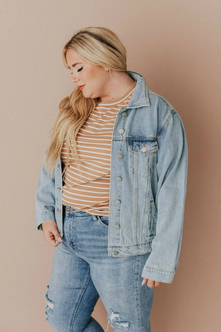 Vendor-unknown Plus Size EXCLUSIVE! Shirley Denim Jacket With Leopard Lined Pockets Tops 10 Vendor-unknown Plus Size EXCLUSIVE! Shirley Denim Jacket With Leopard Lined Pockets Tops