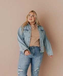 Vendor-unknown Plus Size EXCLUSIVE! Shirley Denim Jacket With Leopard Lined Pockets Tops 16 Vendor-unknown Plus Size EXCLUSIVE! Shirley Denim Jacket With Leopard Lined Pockets Tops