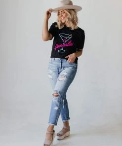 Vendor-unknown Tops Quarantini Tee Black 9 Vendor-unknown Tops Quarantini Tee Black