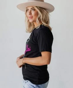 Vendor-unknown Tops Quarantini Tee Black 10 Vendor-unknown Tops Quarantini Tee Black