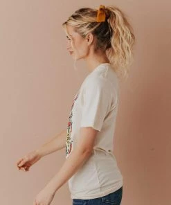 Vendor-unknown Rock & Roll Cheetah Tee Cream