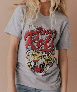 Vendor-unknown Rock & Roll Cheetah Tee Heather Grey 13 Vendor-unknown Rock & Roll Cheetah Tee Heather Grey