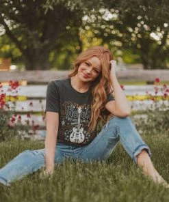 Vendor-unknown Rock Stay Wild Graphic Tee Tops