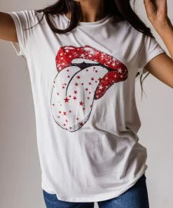 Vendor-unknown Star Kiss Graphic Tee