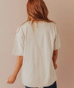 Vendor-unknown Tops Sunflower Dreamer Distressed Tee