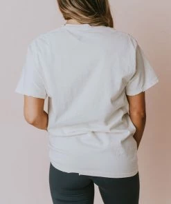 LivyLu Beach Boys Tie Dye Tee White Tops