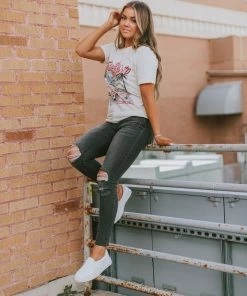 Vendor-unknown Tops Malibu Beach Club Tee Ivory