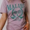 Vendor-unknown Tops Malibu Tennis Club Tee Orchid